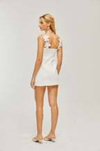 Margot çiçek mini elbise