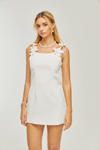 Margot çiçek mini elbise