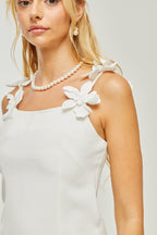 Margot çiçek mini elbise