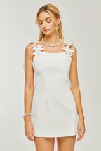 Margot çiçek mini elbise