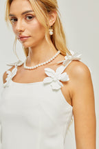 Margot çiçek mini elbise