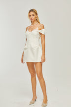 Kelly dantel mini elbise