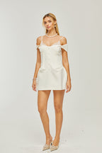 Kelly dantel mini elbise