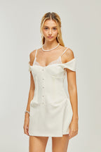 Kelly dantel mini elbise