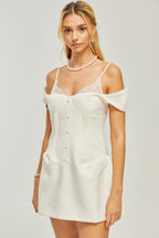 Kelly dantel mini elbise