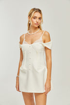 Kelly dantel mini elbise