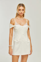 Kelly dantel mini elbise