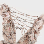 Véronique desenli maksi elbise