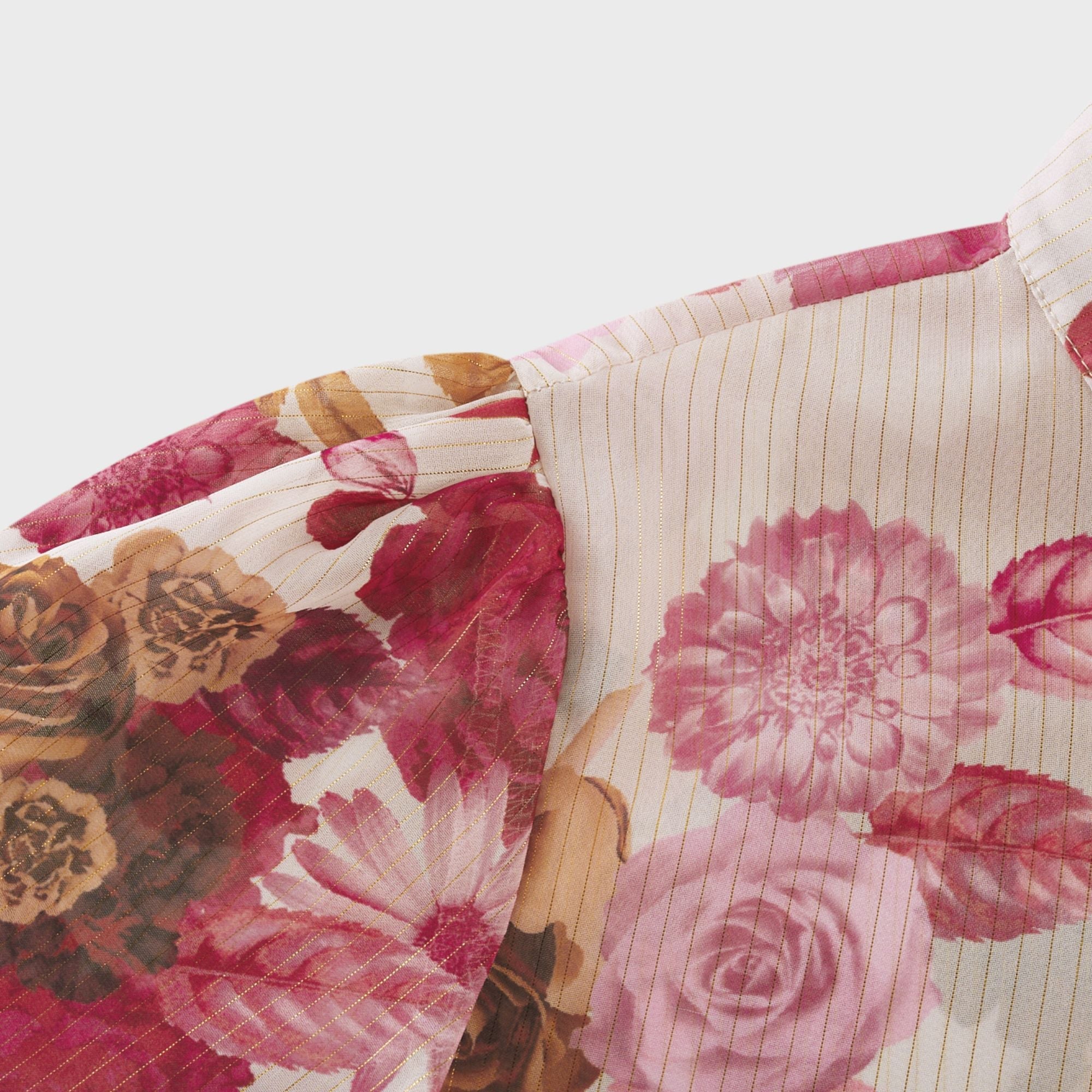 Sirena desenli midi elbise