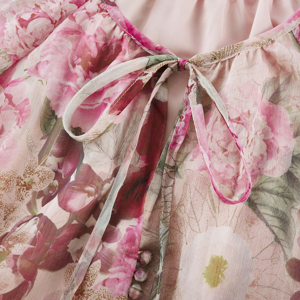 Thérèse pileli midi elbise