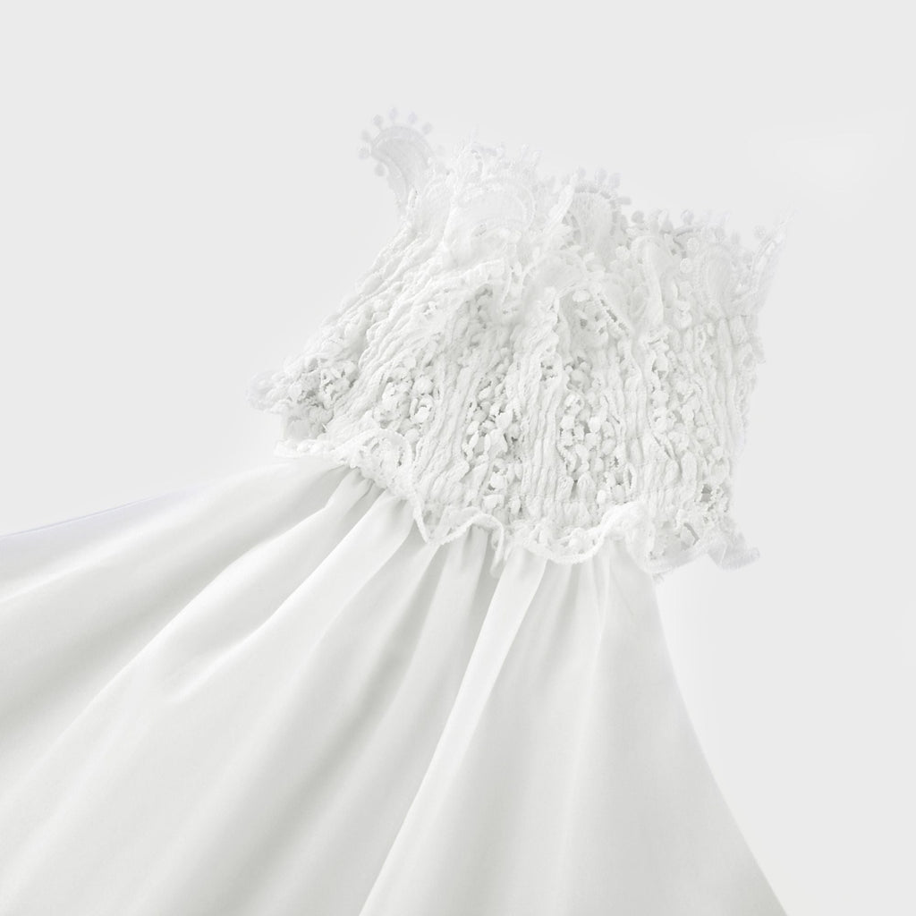 Neri dantel midi elbise