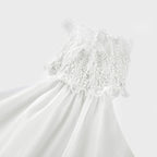 Neri dantel midi elbise