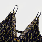 Gabriella grafik maksi elbise