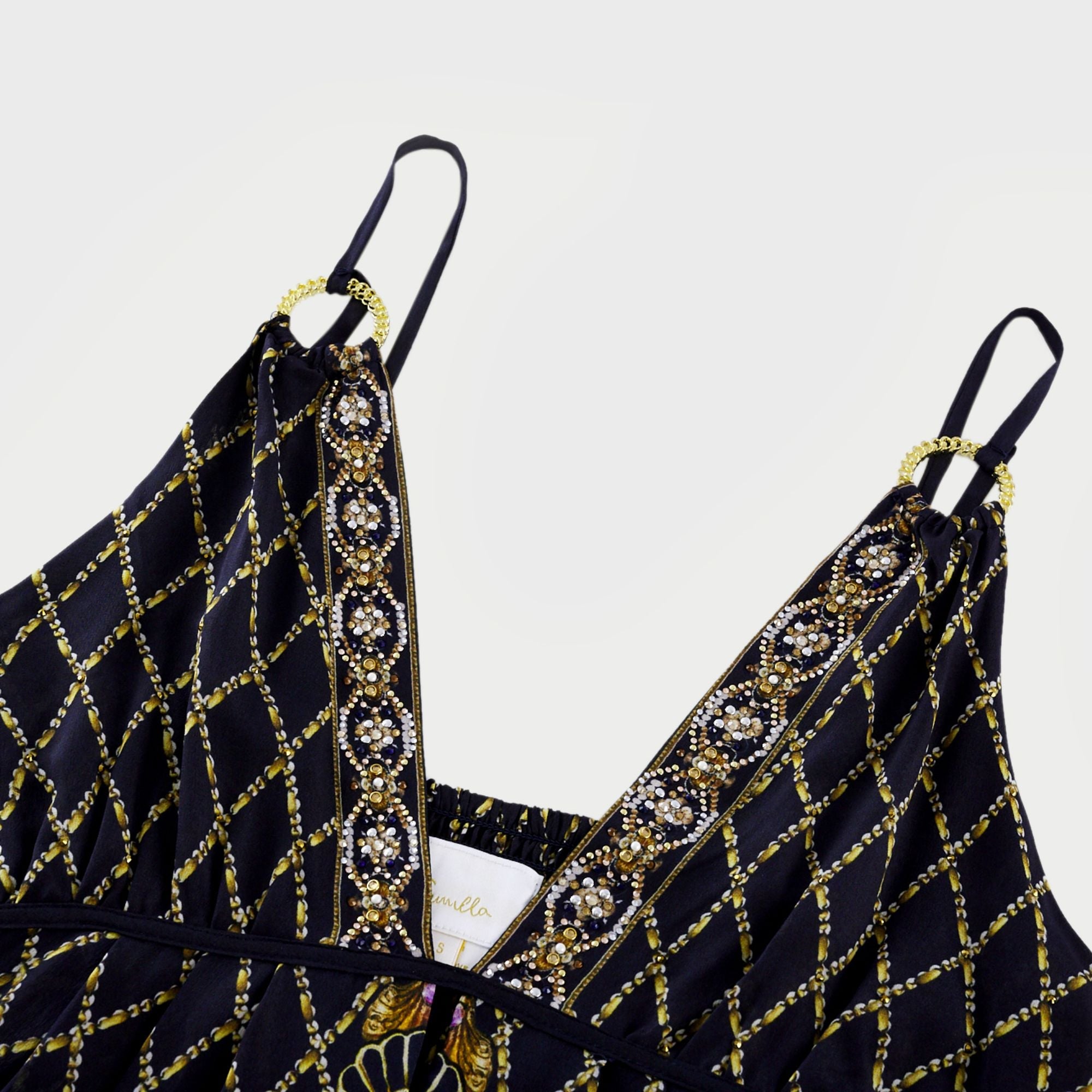 Gabriella grafik maksi elbise