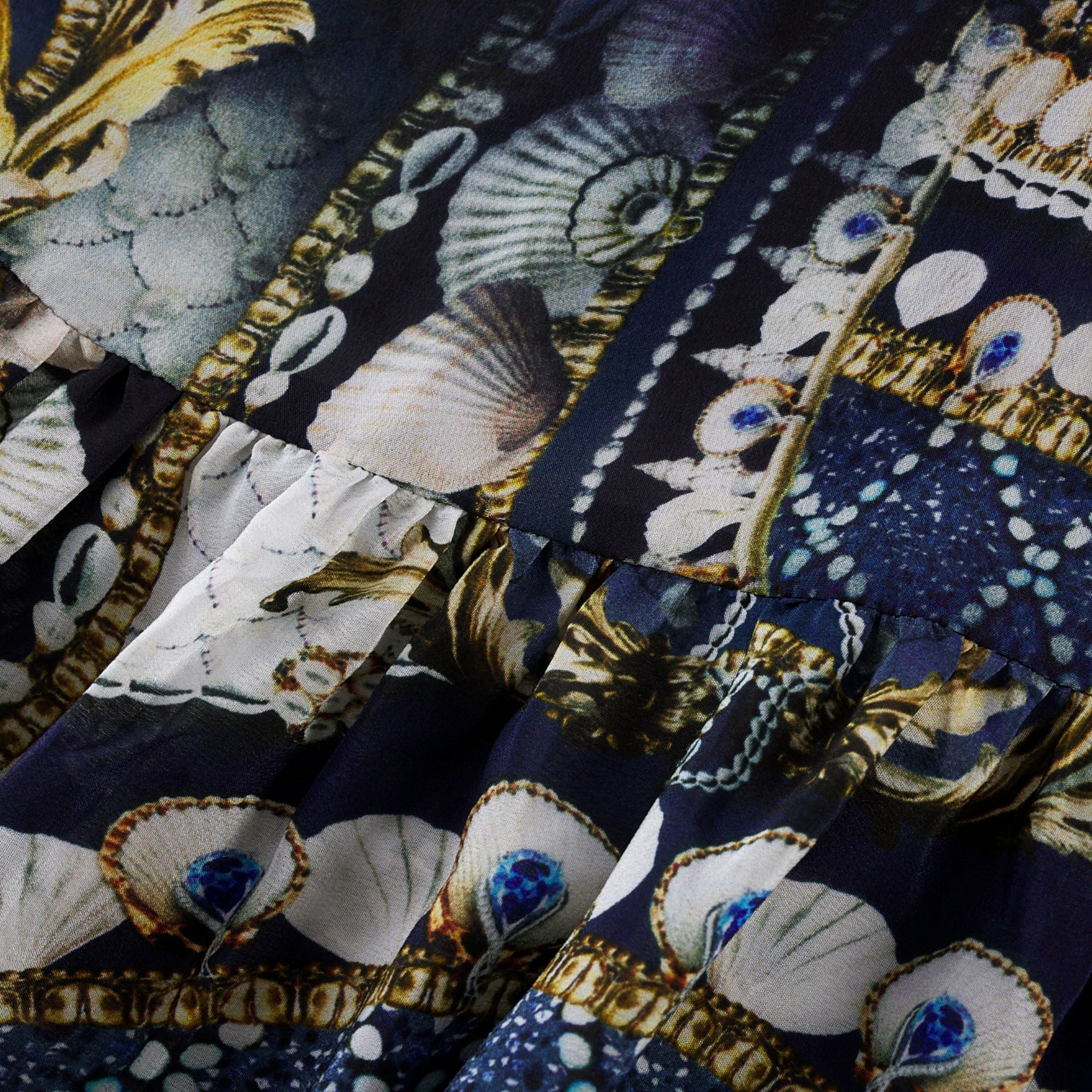 Gabriella grafik maksi elbise