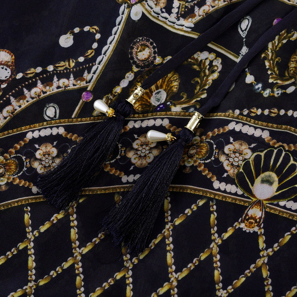 Gabriella grafik maksi elbise