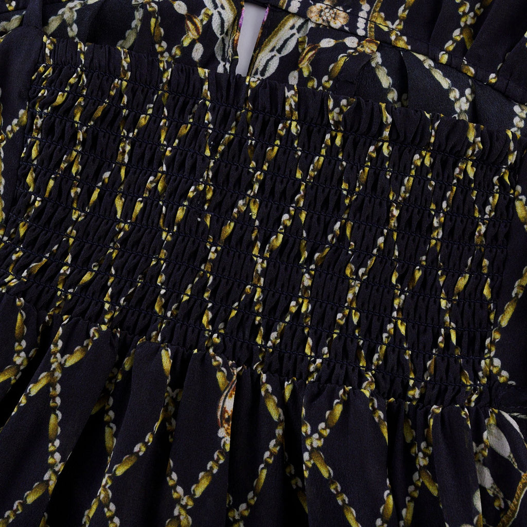 Gabriella grafik maksi elbise