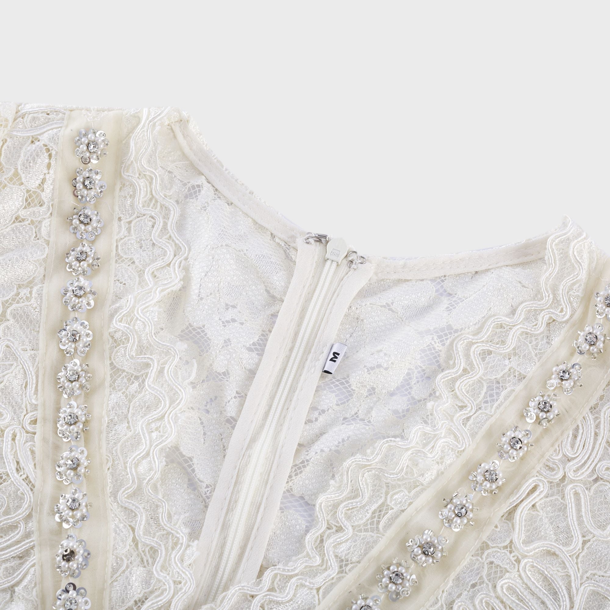 Kalena dantel midi elbise