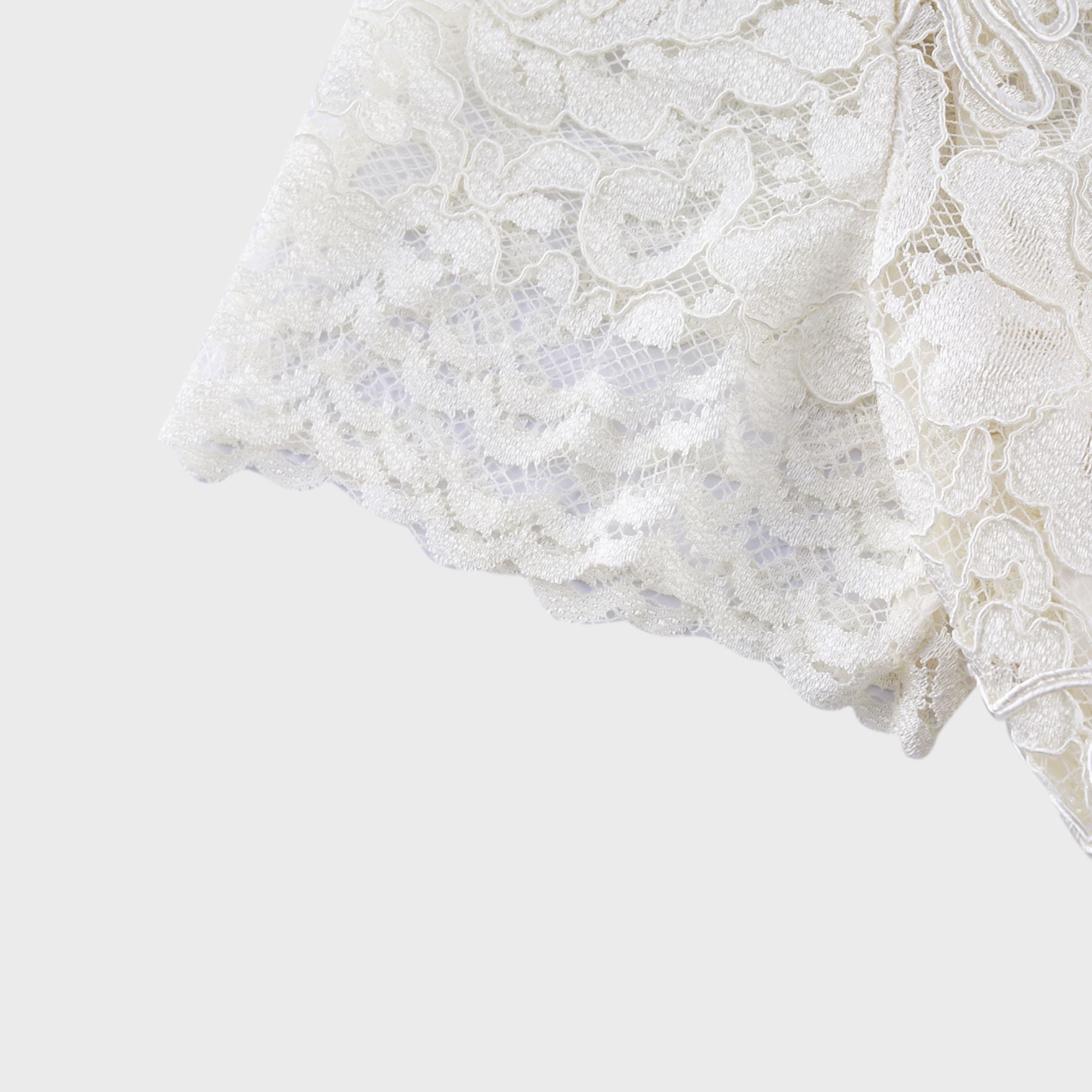 Kalena dantel midi elbise