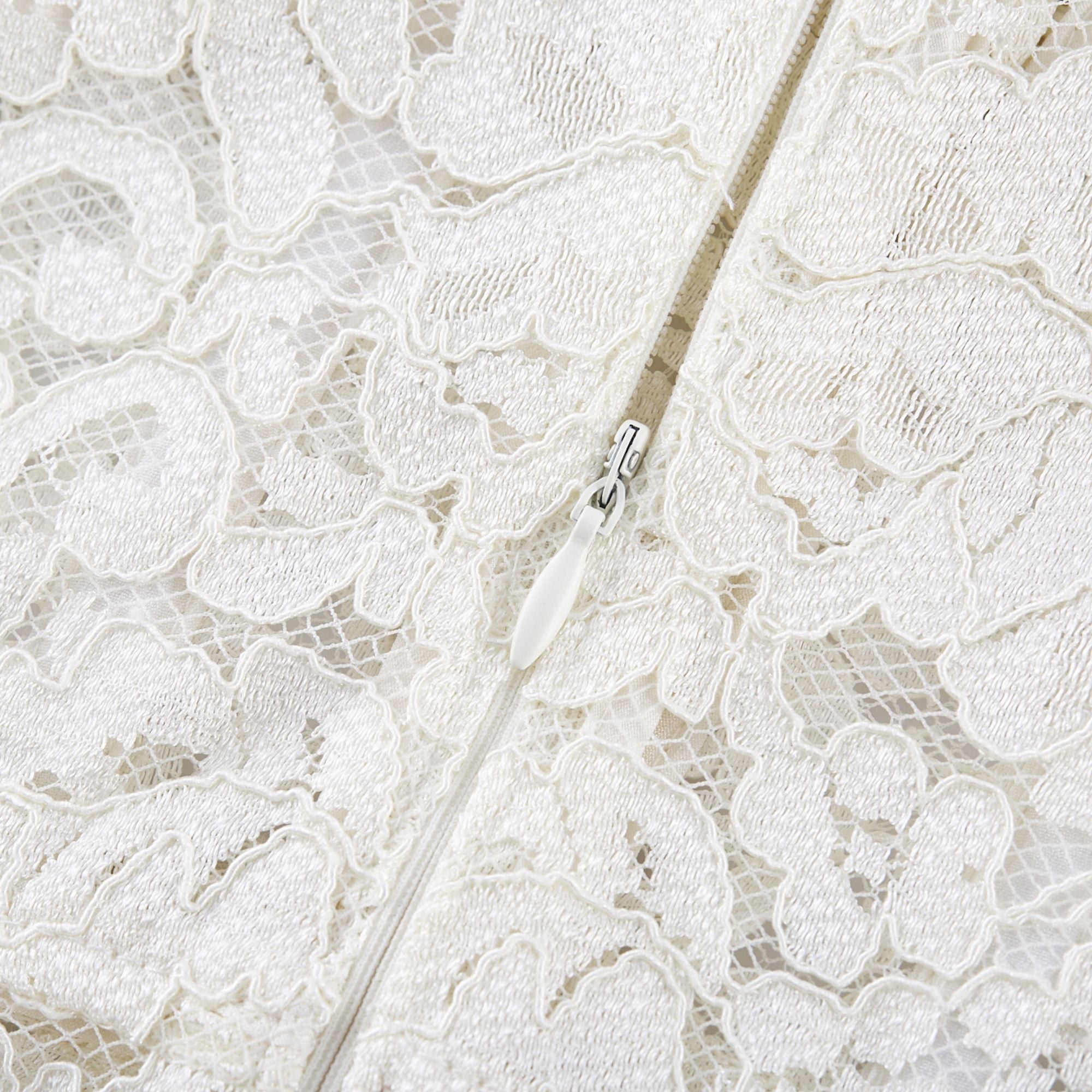 Kalena dantel midi elbise