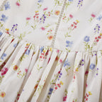 Raphaëlle pileli midi elbise