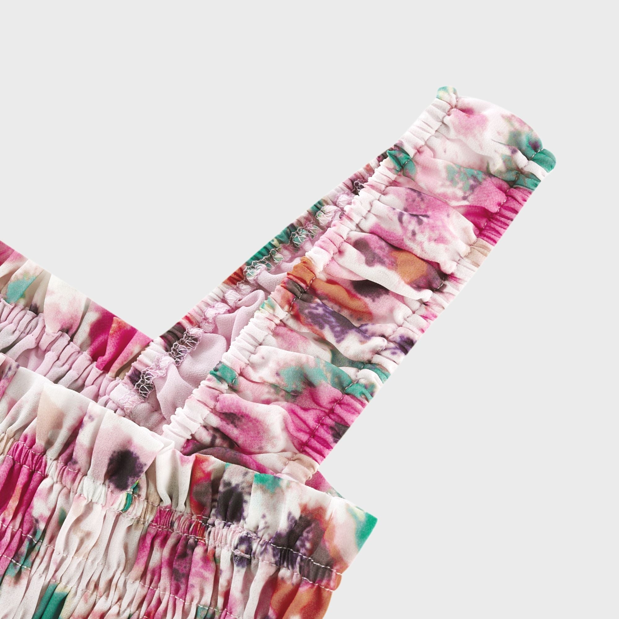 Coline katman midi elbise