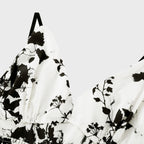 Persephone desenli midi elbise