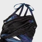 Céleste pile midi elbise