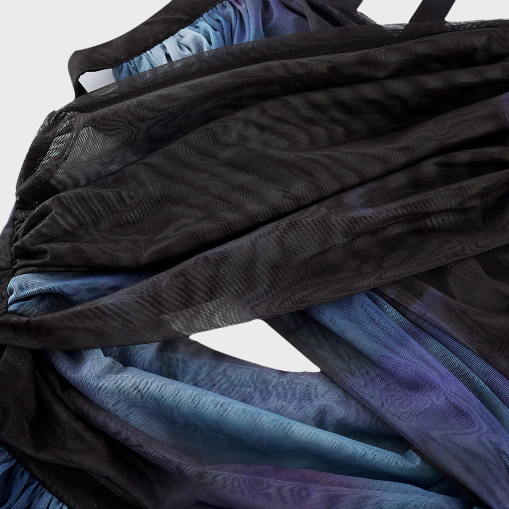 Céleste pile midi elbise