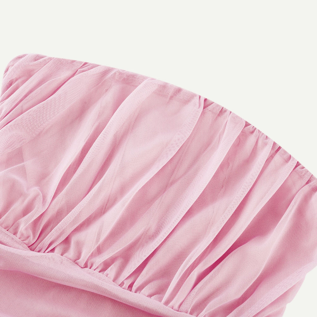 Marjolaine pileli midi elbise