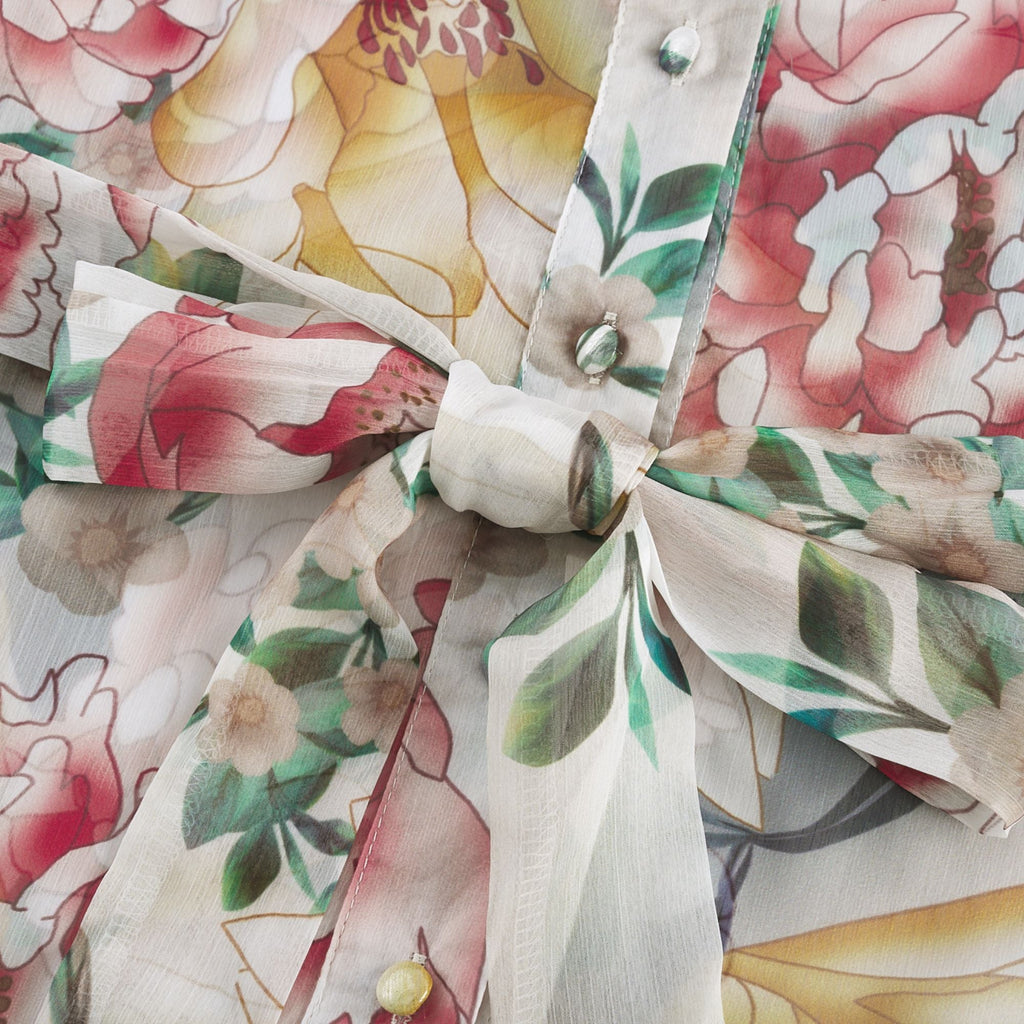 Zoë dantel desenli midi elbise