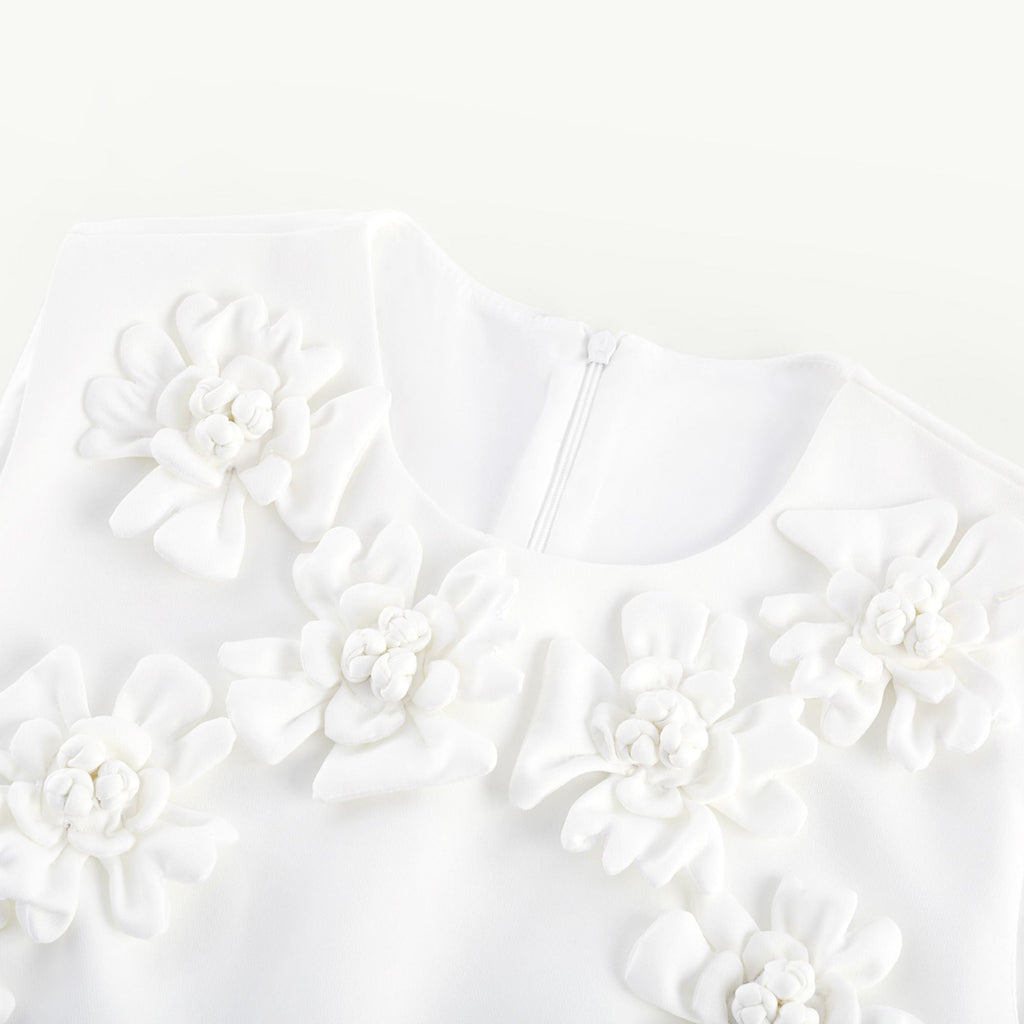 Marcella çiçek mini elbise