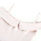 Diane yüksek bel mini elbise