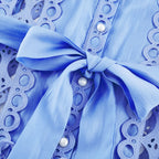 Mireille kuşak mini elbise