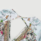 Kalena şal mini elbise