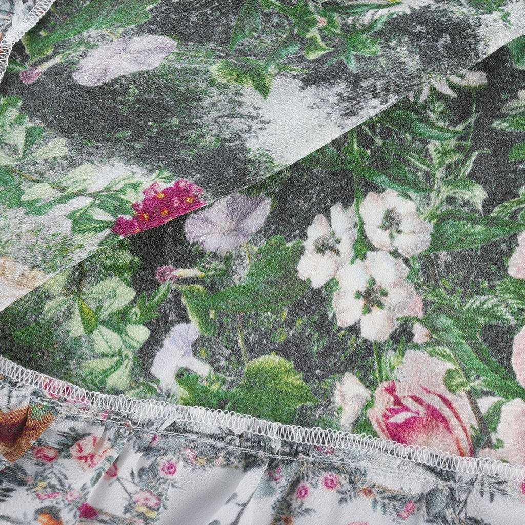 Kalena şal mini elbise