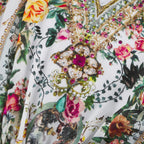 Kalena şal mini elbise