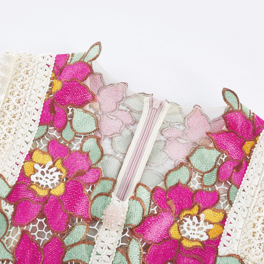 Nalini işleme mini elbise