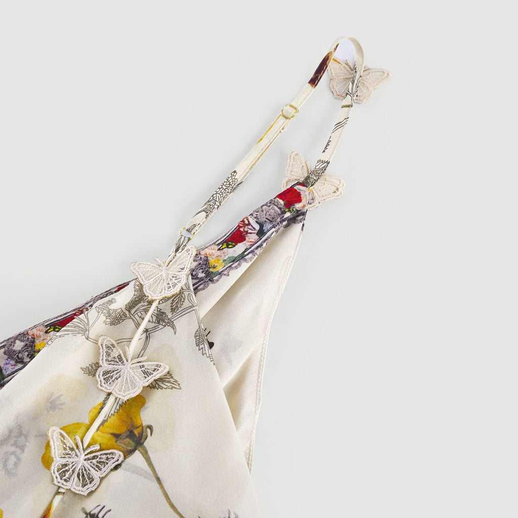 Giada çiçek mini elbise