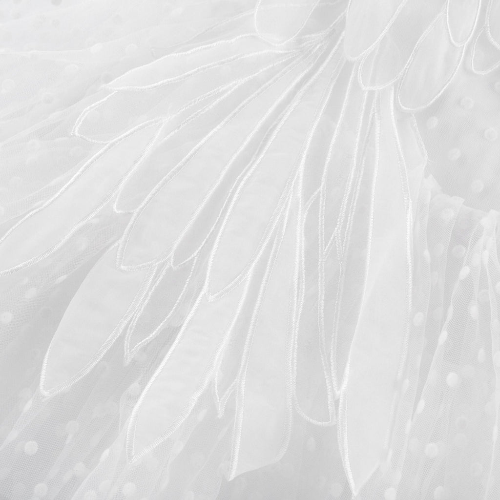 Françoise tüy mini elbise