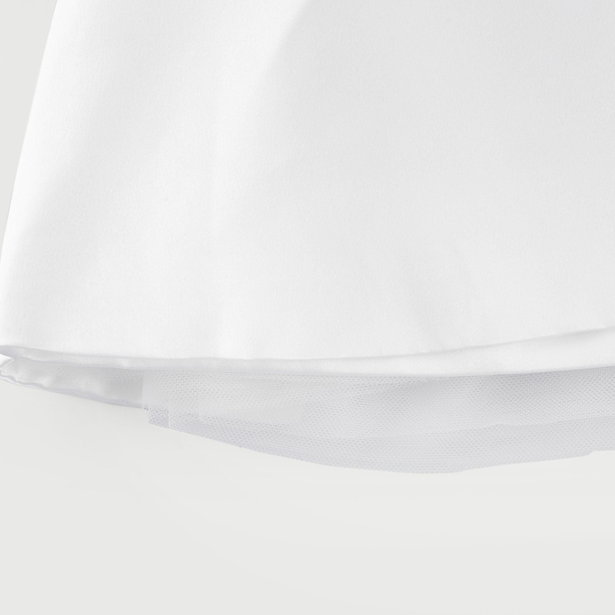 Fleur pile süsleme mini elbise