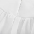 Fleur pile süsleme mini elbise