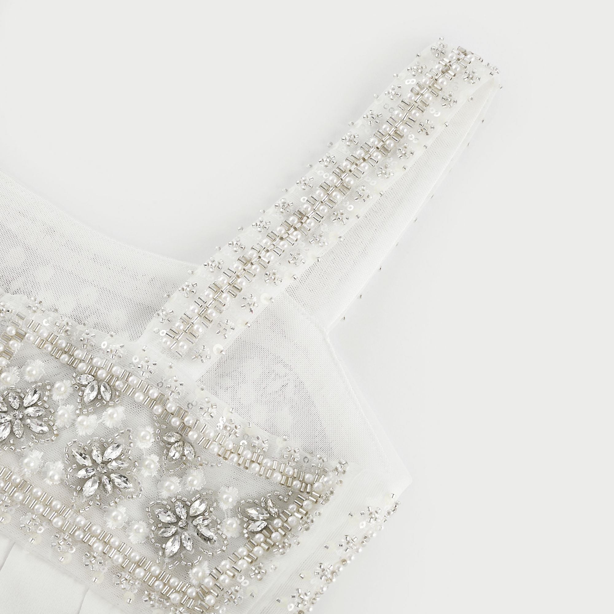 Joséphine kristal mini elbise