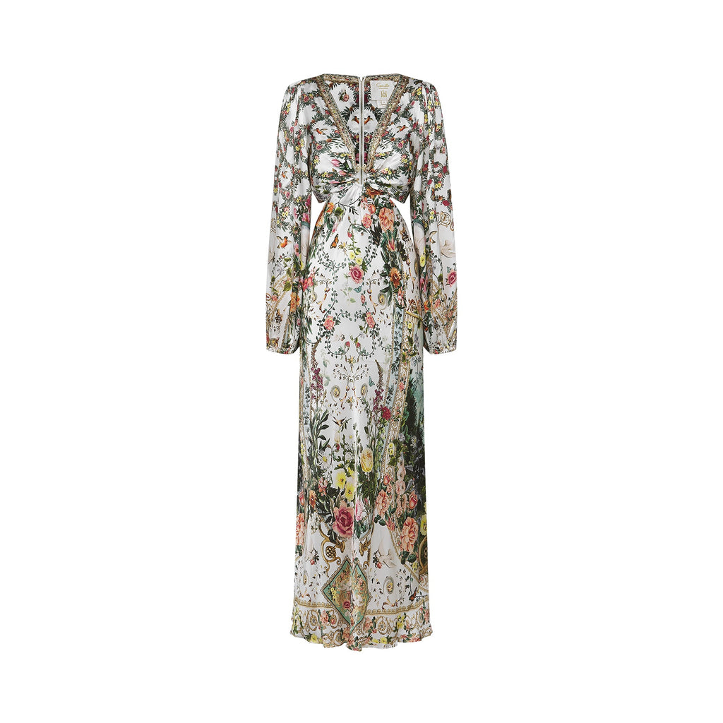 Tallulah dekolteli maksi elbise