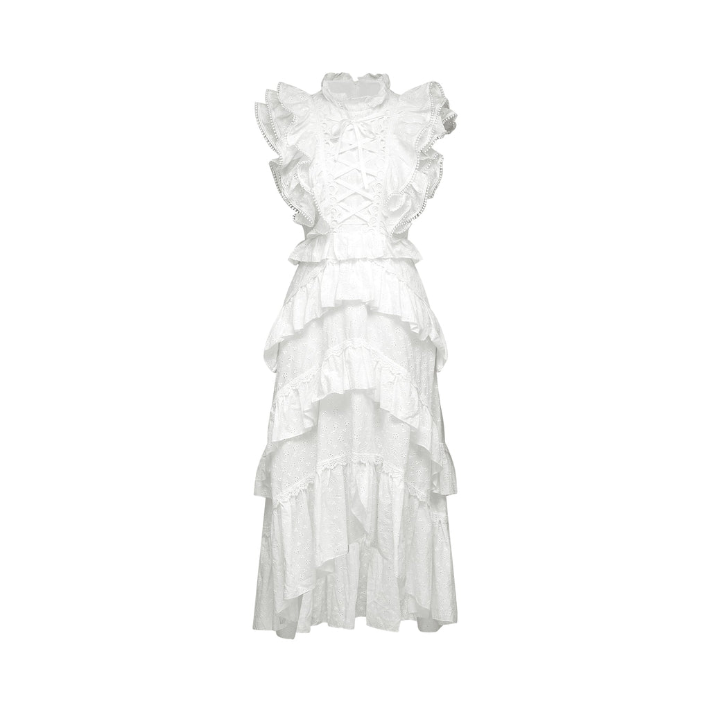 Laguna katman midi elbise