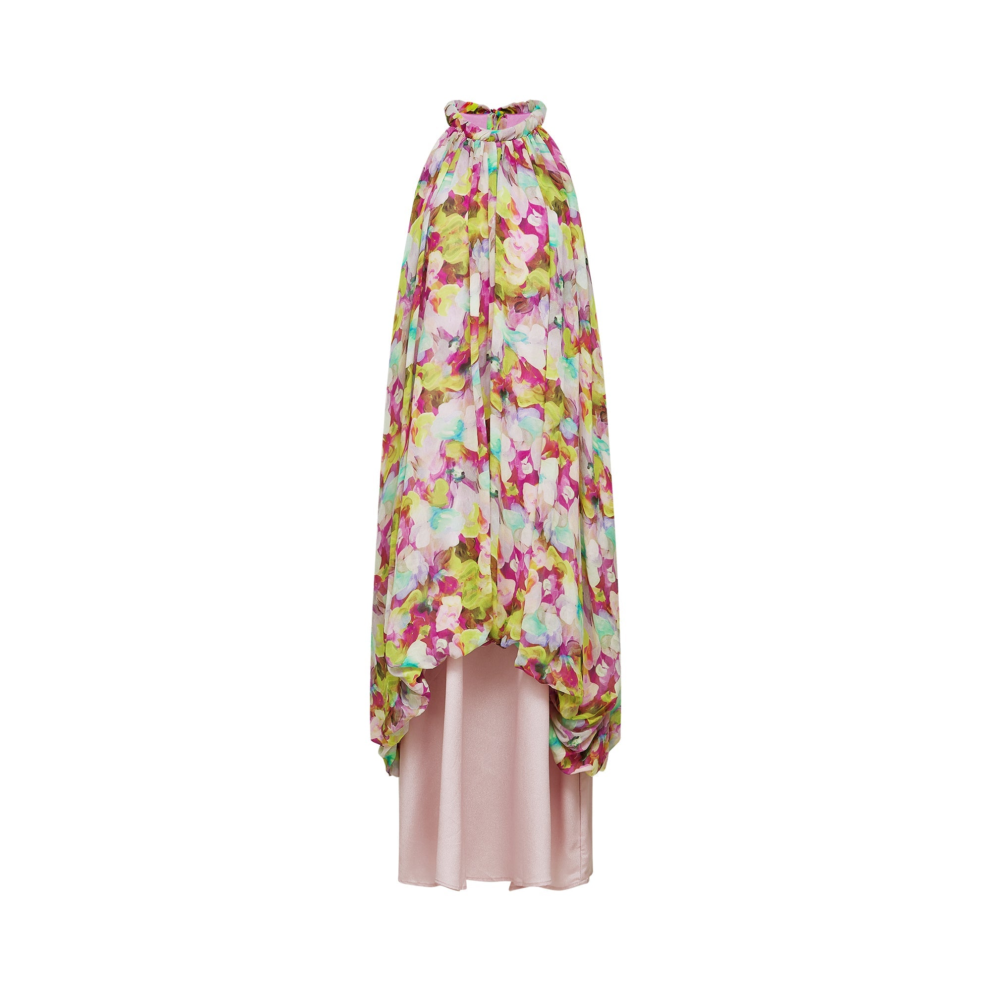 Giada çiçek midi elbise