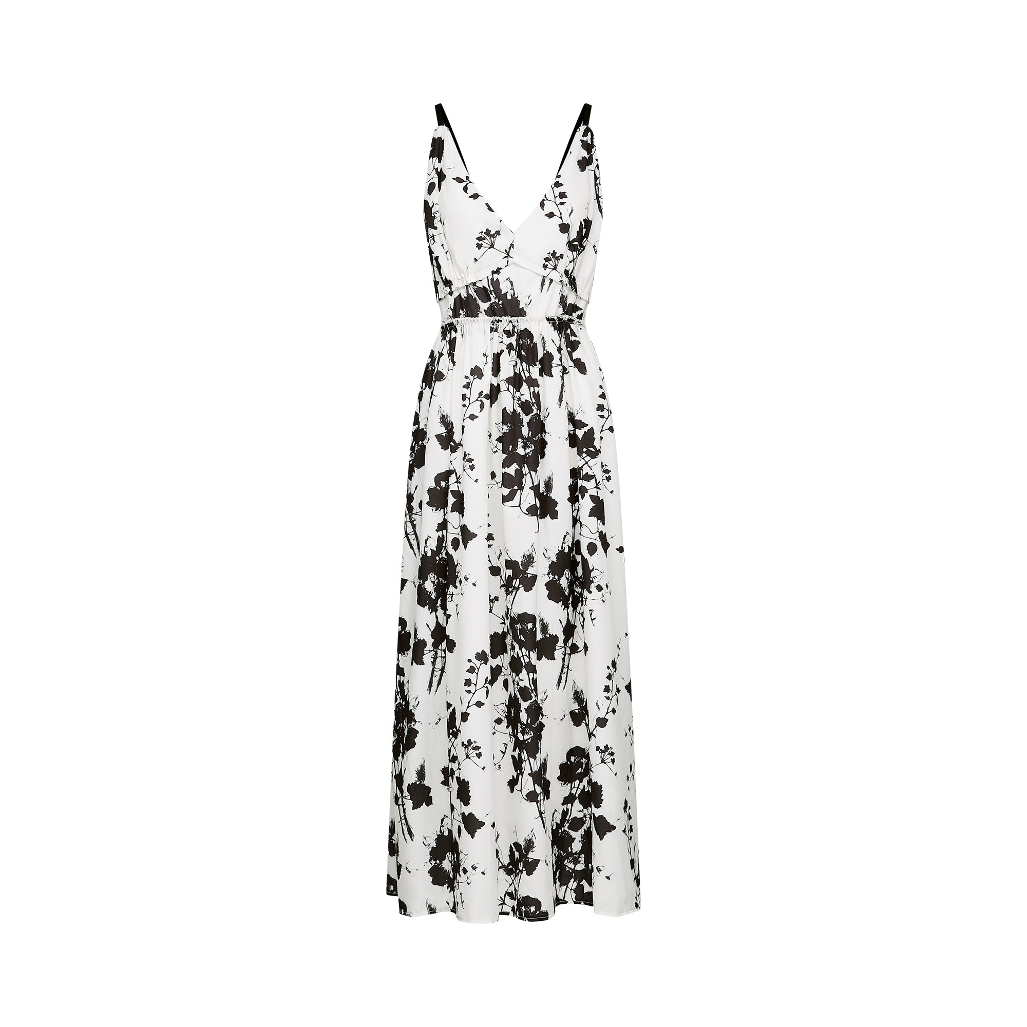 Persephone desenli midi elbise