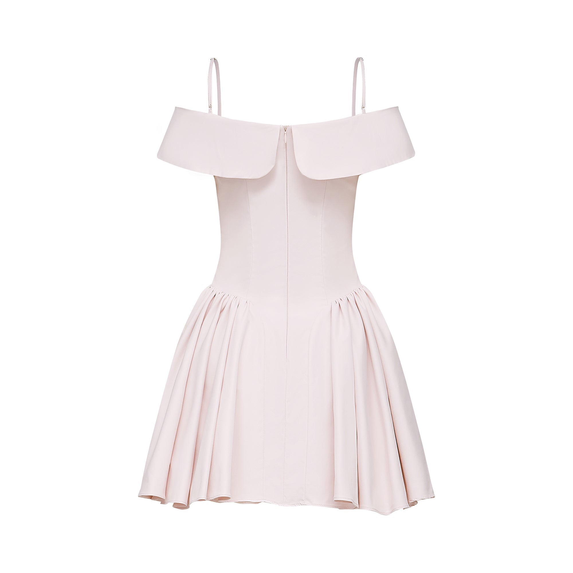 Diane yüksek bel mini elbise