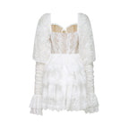 Nadine dantel mini elbise