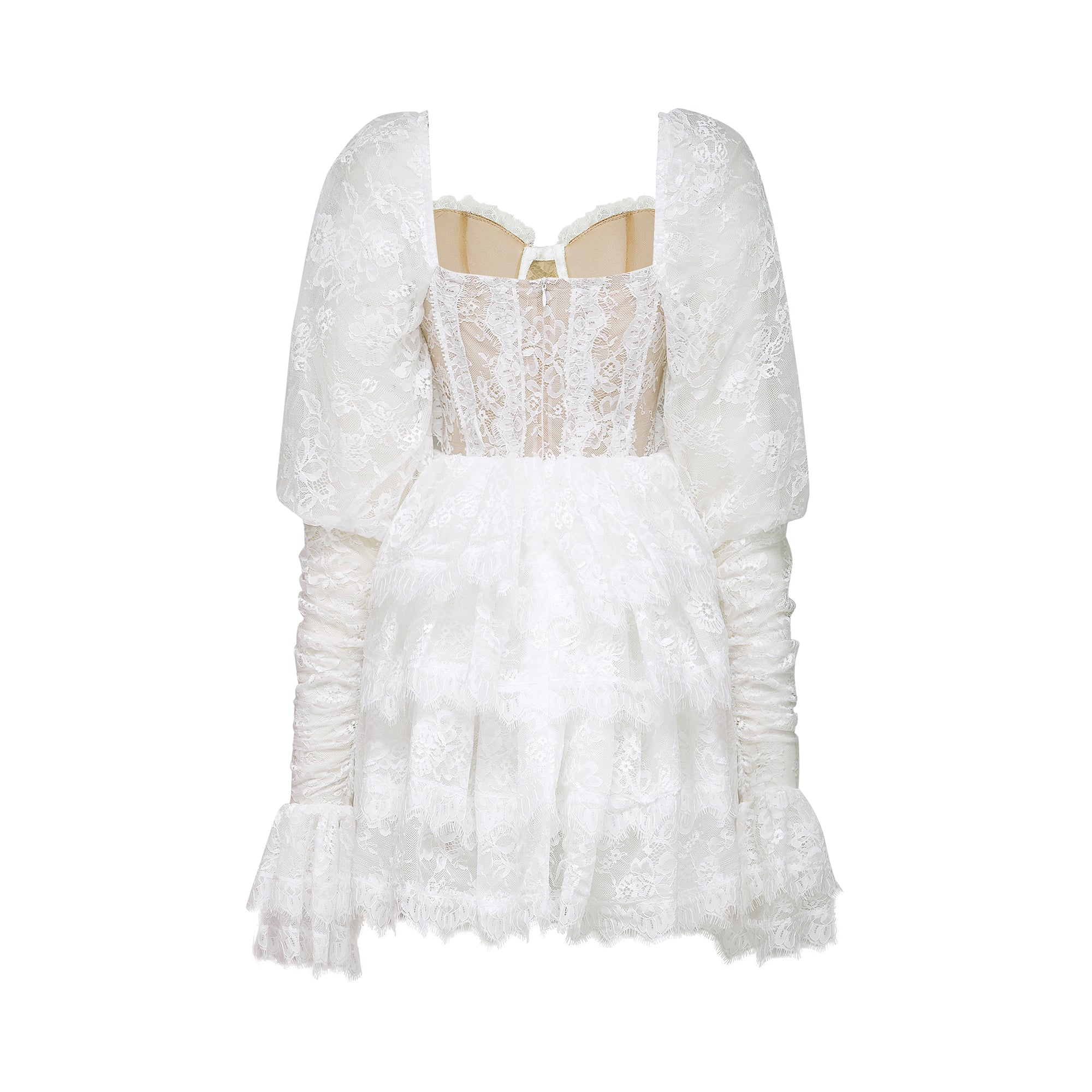 Nadine dantel mini elbise